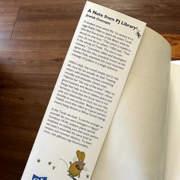 PJ Library Do Unto Otters A Book About Manners Jewish Paperback Book - Picture 2 of 9